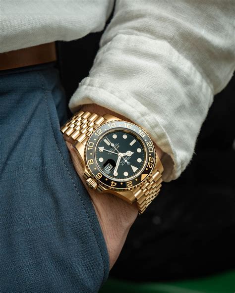 rolex 90's gold gmt